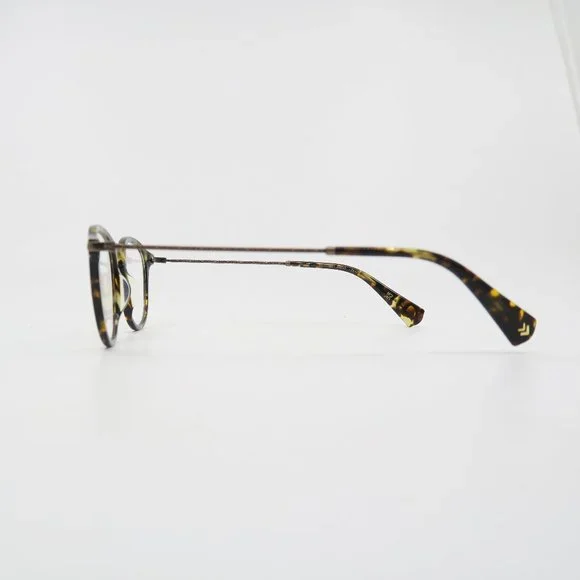 John Varvatos VJV421 47mm Olive Tortoise Oval New Men's Eyeglasses. - Picture 5 of 8